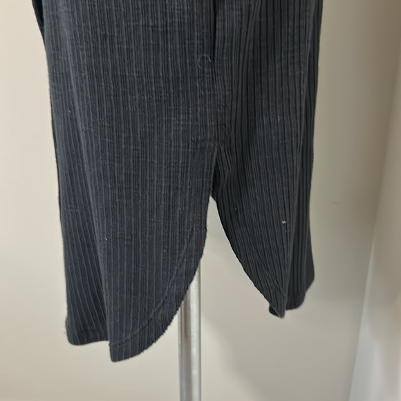 Daily Practice by Anthropologie Ribbed Midi Dress Black Pullover Sz XS NEW - Picture 10 of 14